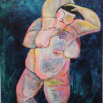 Kristiina Lähde, Etsin itseäni/ Searching for myself, 2024
Akryyliväri kankalle/Acrylic on canvas